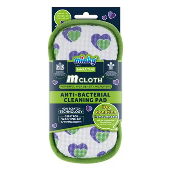 Minky Schoonmaakpad Be Kind To Yourself Groene Rand Dubbelzijdig