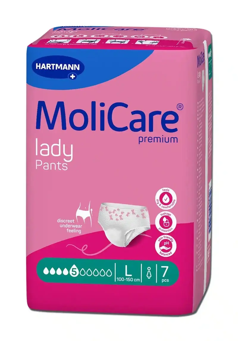 MoliCare® premium lady Pants 5 Tropfen Inkontinenzhosen für Frauen