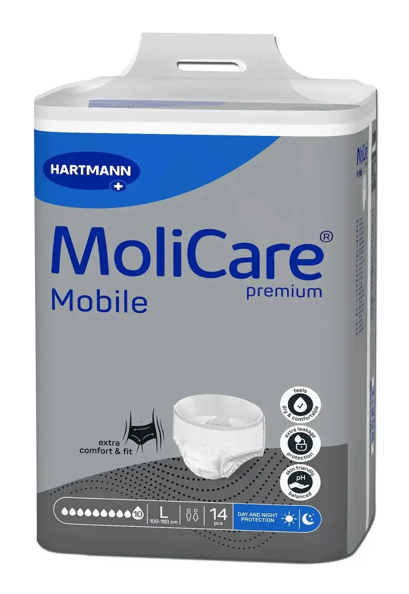 MoliCare premium Mobile 10 Tropfen Inkontinenzpants für Erwachsene