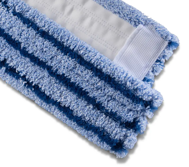 mopptex Mikrofaser Flachpressenmopp PREMIUM Blau gestreift