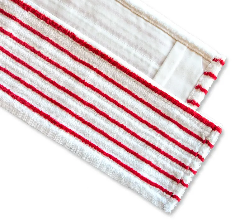 mopptex Mikrofasermopp Rot gestreift, Softborste