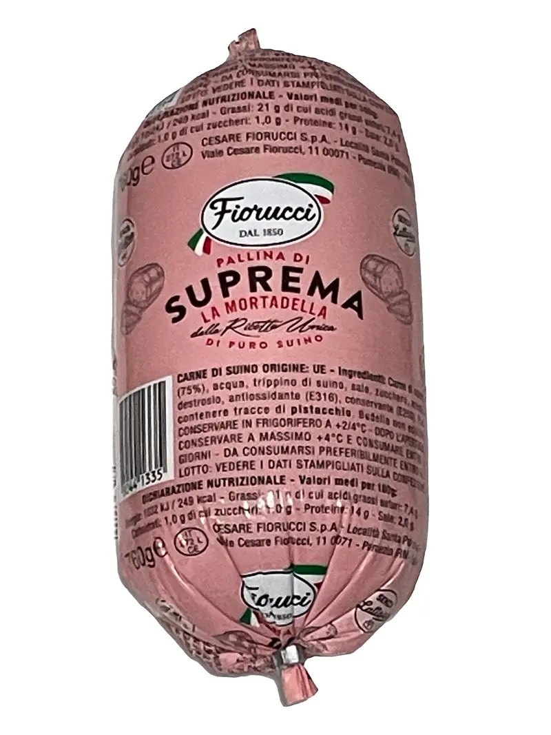 Mortadella - Fiorucci - Brühwurst aus Schweinefleisch