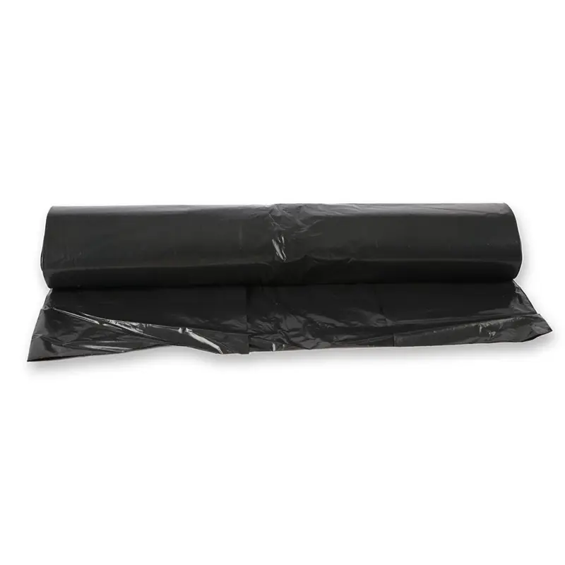 Müllbeutel Eco, 60 l - 35 my | LDPE, Rolle, schwarz - Karton mit 20 x 20 Stück (400 Stück)