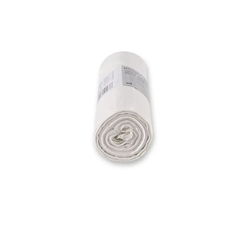 Müllbeutel Light, 60 l - 10 my | HDPE, Rolle, transparent - Karton mit 30 x 20 Stück (600 Stück)