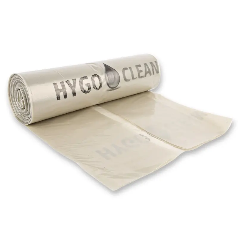 Müllsäcke Premium, 120 l - 80 my | LDPE, Rolle, transparent  - Karton mit 4 x 25 Stück (100 Stück)
