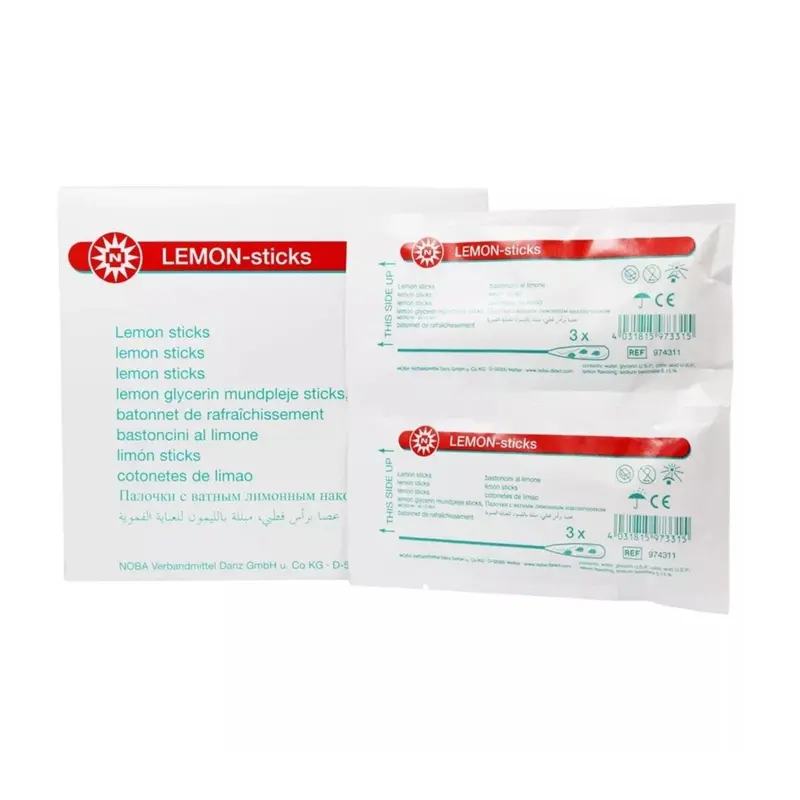 Mundpflegestäbchen Lemon 25x3 Stück