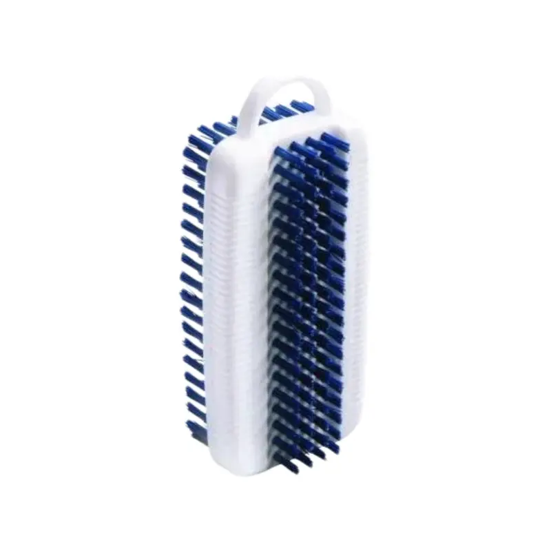 NAGELBÜRSTE DOPPELT PBT BLAU,ø 0,35MM MITTEL/HART  HACCP, PHB