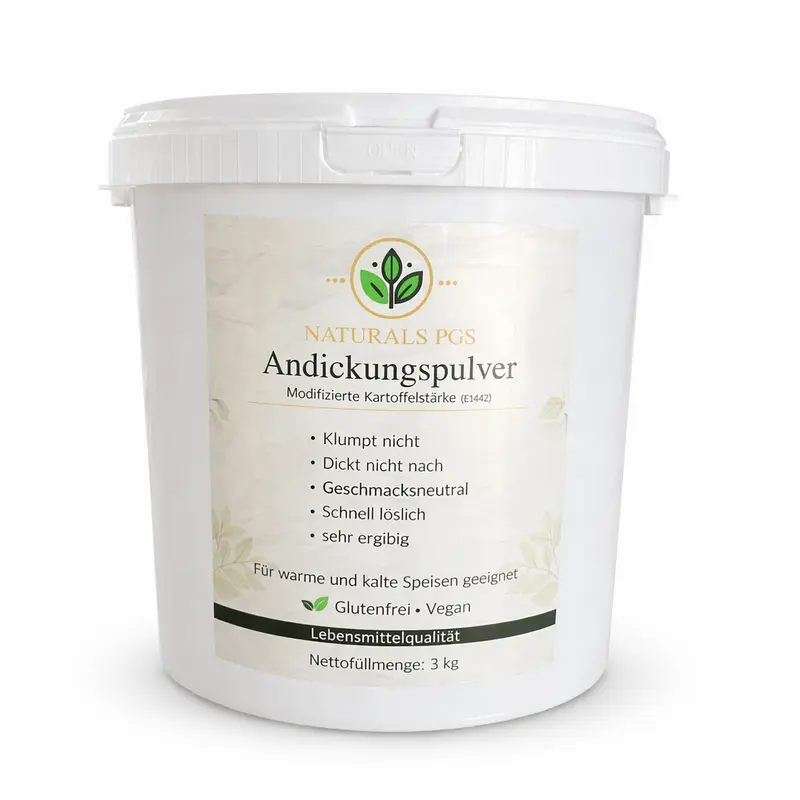 Naturals PGS Andickungspulver 3kg | Neutral | 3000g / Eimer
