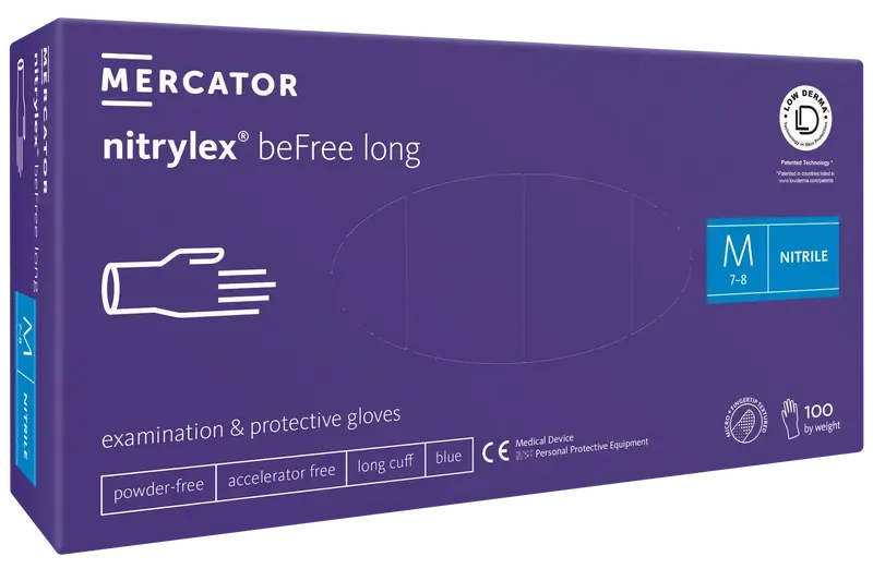 nitrylex® beFree long Nitrilhandschuhe
