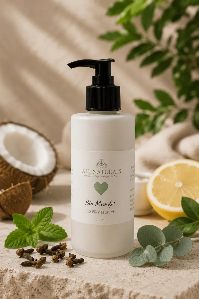 Oil Pulling Mouth Oil – Natürliches Mundöl mit MCT, Sesam & Minze
