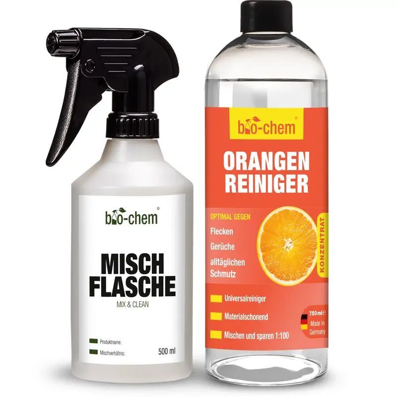 Orangenreiniger Konzentrat (750 ML + Mischflasche)