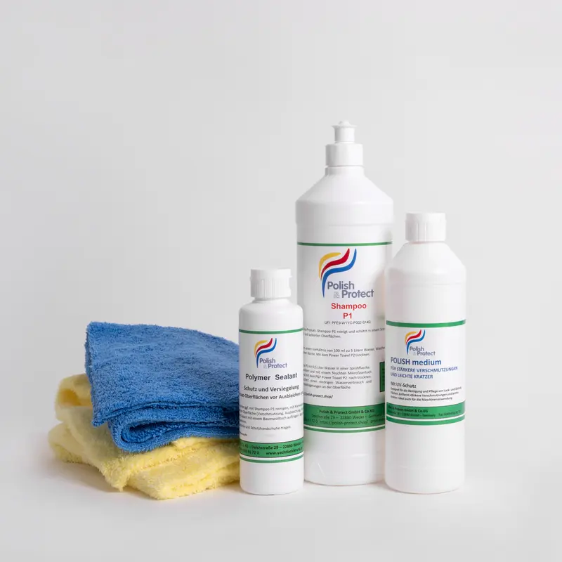 P&P Gelcoatpflege, Set, 5-teilig