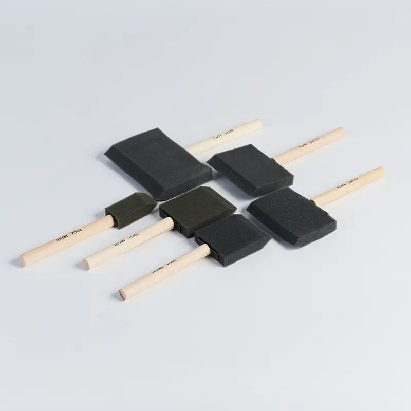 P&P Schaumpinsel, Set, 6-teilig