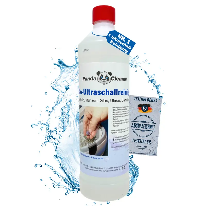 PandaCleaner Bio-Ultraschallreiniger - Ultraschallreiniger für Ultraschallbad - Div. Größen