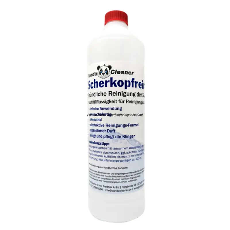 PandaCleaner Scherkopfreiniger 1000ml, 2000ml & 3000ml - Für alle gängigen Hersteller!