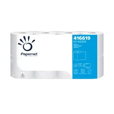 Papernet Toilettenpapier, 2-lagig, weiß