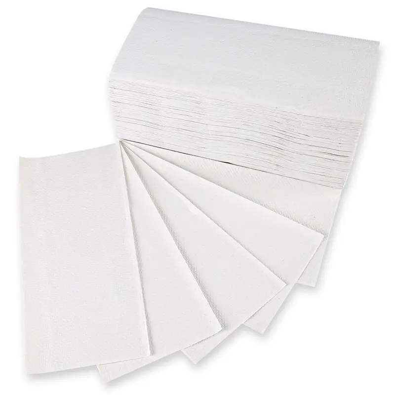 Papierhandtücher, 2-lagig, verschiedene Farben | Recyclingpapier, V/ZZ-Falzung - Karton mit 3150 bzw. 4000 Stück