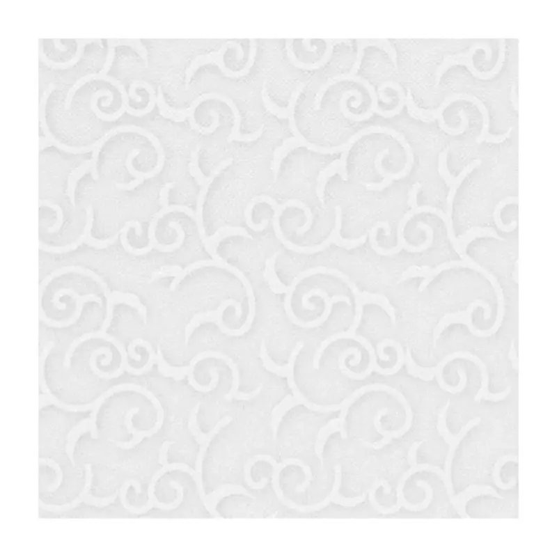 PAPSTAR ROYAL Collection CASALI Servietten weiß 40 × 40 cm, 3-lagig, 250 Stück – Stoffoptik