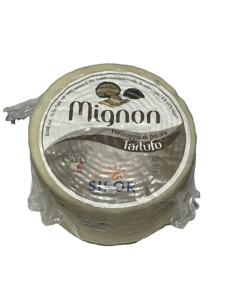 Pecorino Primo Sale Tartufo - Mignon - milder Schafskäse mit Trüffel