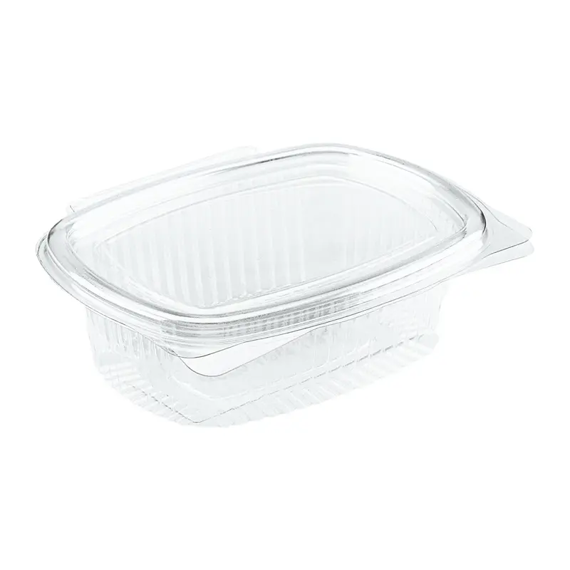 PET Salatschalen mit Deckel oval klar  100 Stk.