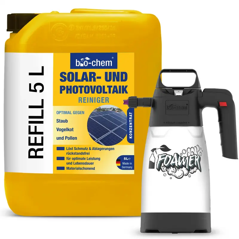 Photovoltaikreiniger (5 L + Schaumsprüher)