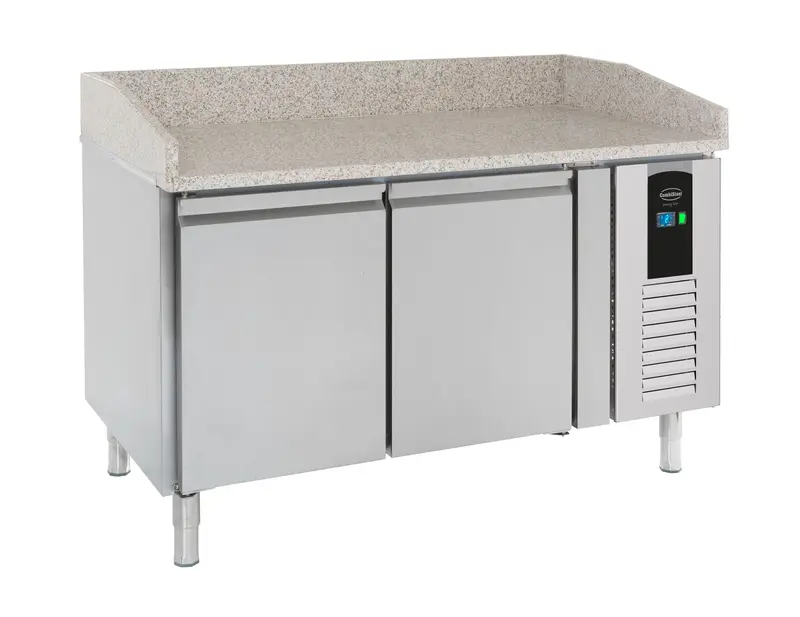 Pizzatisch 2 Türen Energy Line - 1510x800x1000 mm - 0,3 kW