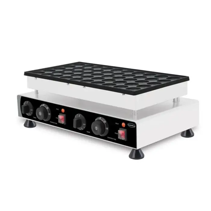 Poffertjes Waffeleisen - 1 Platte - 1,8 kW - 540x335x200 mm