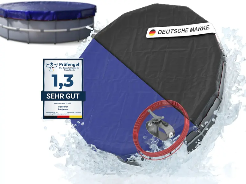 Poolabdeckung rund Ø340 - 820cm
