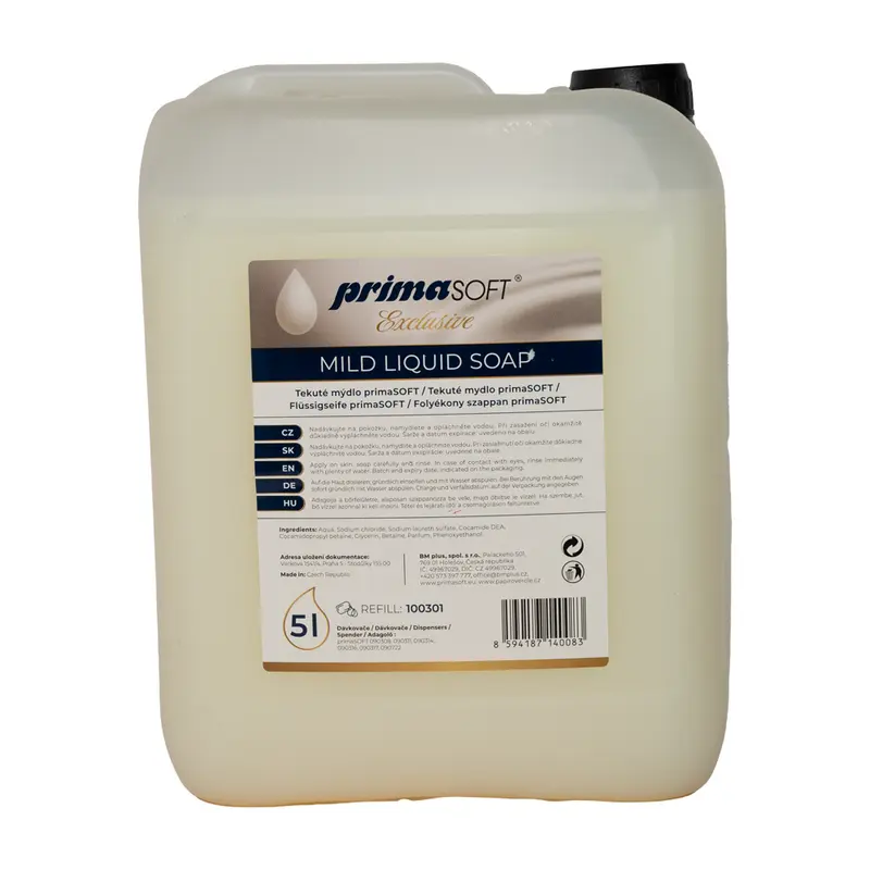 PrimaSoft Exklusive Schaumseife, Aloe Vera, 5 l