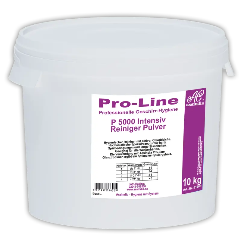 Pro-Line P 5000 Intensiv Geschirrspülpulver 10 kg Eimer inkl. Gefahrgutzuschlag