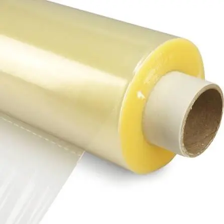 PVC Frischhaltefolie 29 cm x 200 m (gelb) – 4 Rollen im Karton