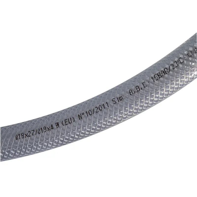 PVC Gewebeschlauch Druckluftschlauch Wasserschlauch Lebensmittel Schlauch klar