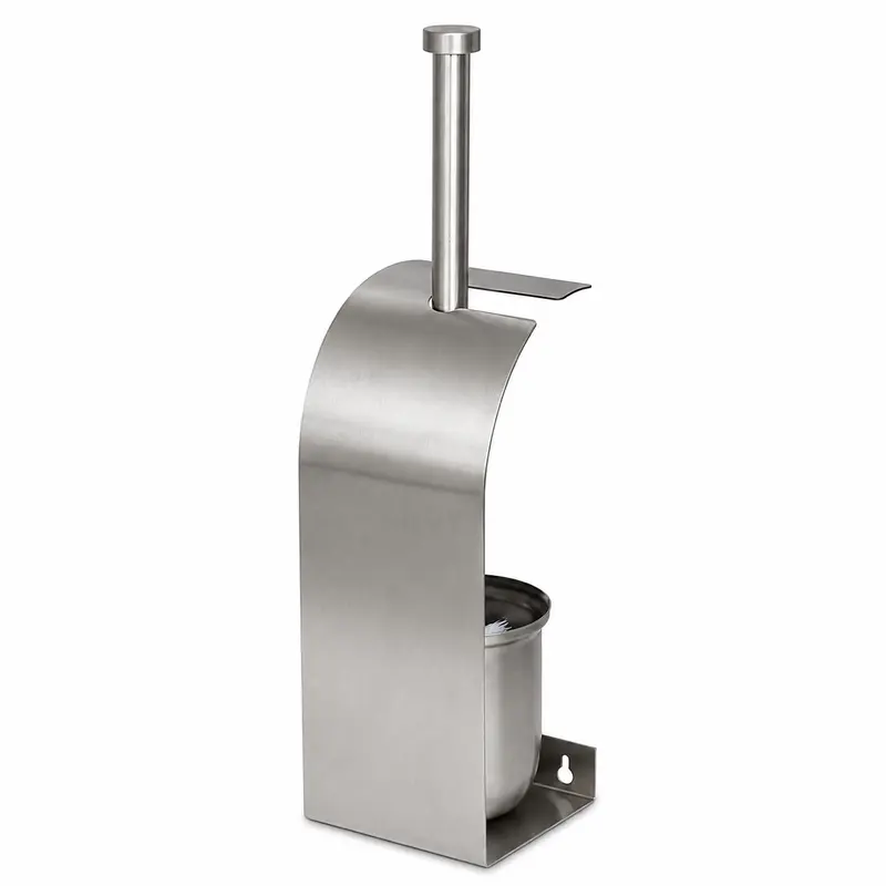 racon X brush WC-Bürstengarnitur Edelstahl – Stand- & Wandmodell