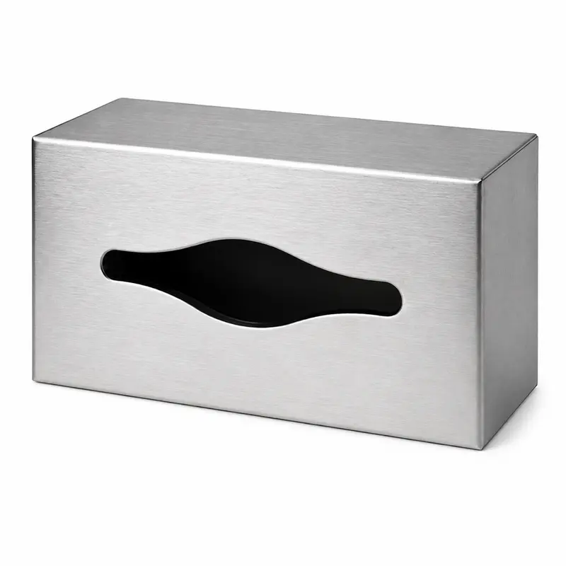 racon X facial Kosmetiktuchspender Edelstahl – für 150er Boxen & Wandmontage