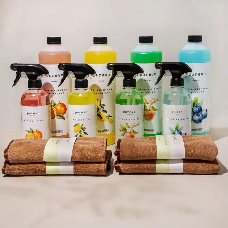 Reiniger und Konzentrat - Exclusiv Set 500ml & 1 L - inkl. 4x MF Tuch