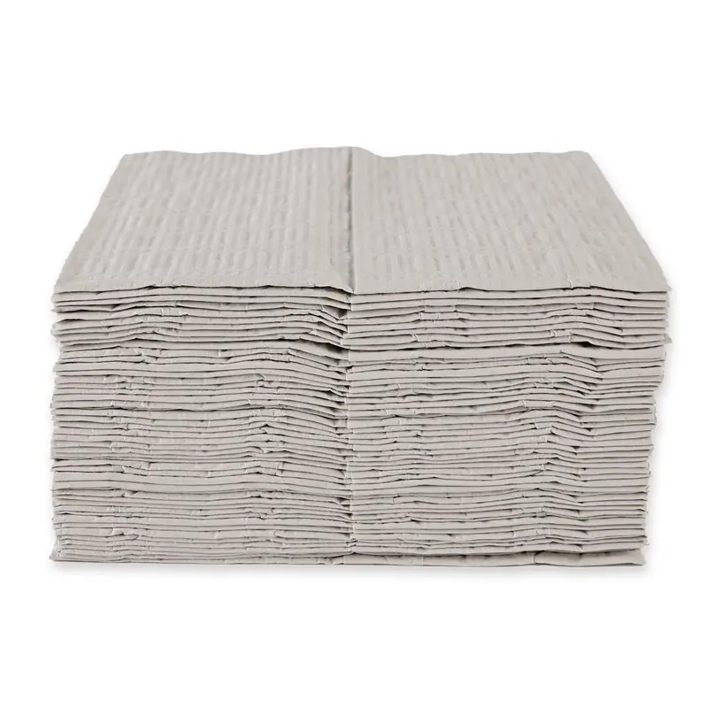 Reinigungstücher, 3-lagig | Recyclingpapier, gelegt, natur - Karton mit 1000 Stück (20 x 50 Stück)