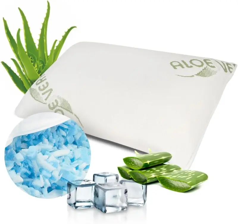 Reisekissen aus Stick Gel-Schaum 24x40x12cm waschbar