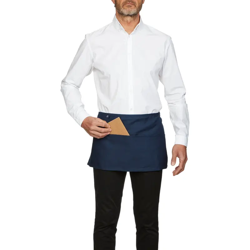 ROLL DRAP Vorbinder MIT 3 TASCHEN, 100% Baumwolle  B65xL30