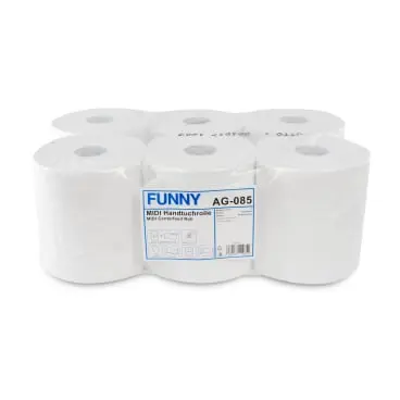 Rollenhandtuchpapier, 2-lagig, hochweiß