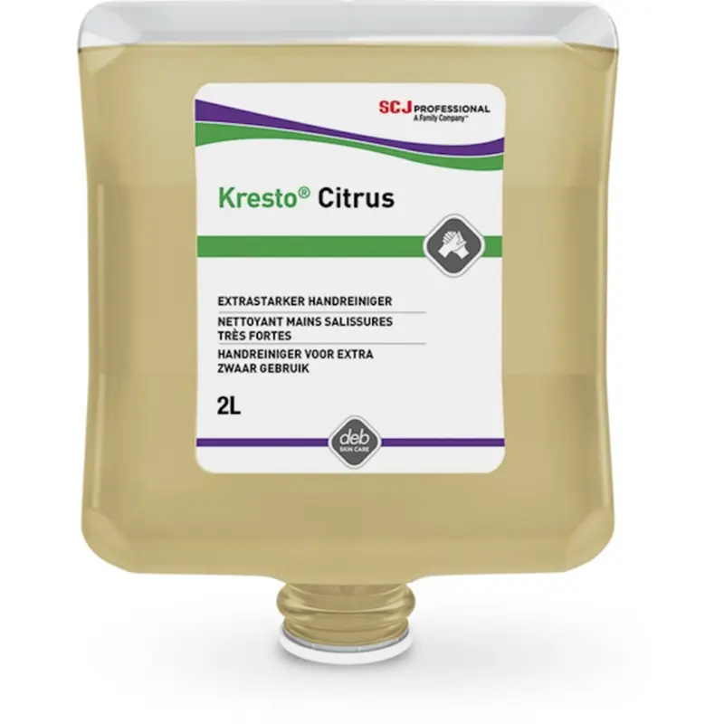 SC Johnson Kresto Citrus Handreiniger 4 × 2 Liter – für sehr starke Verschmutzungen