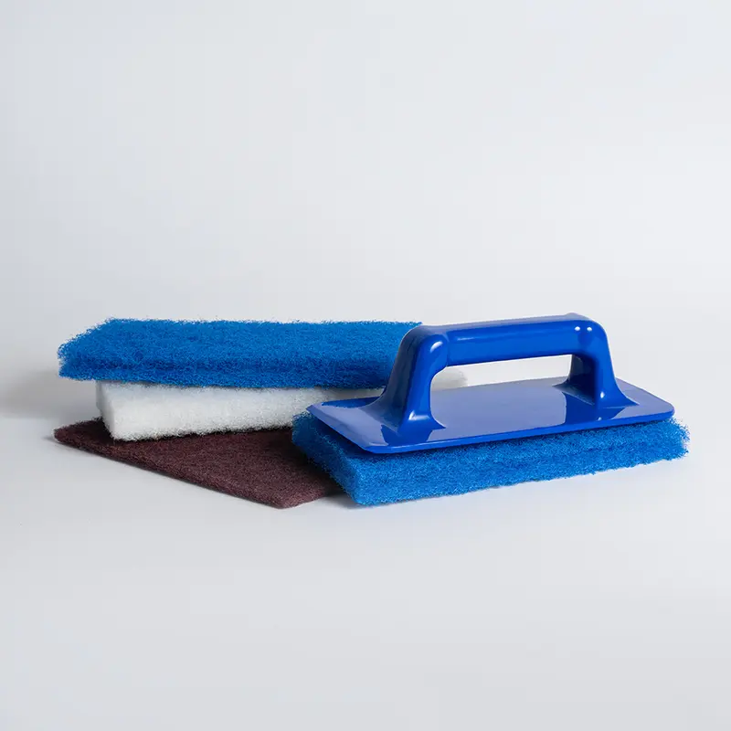 Scheuerpad mit Handgriff, Set, 5-teilig
