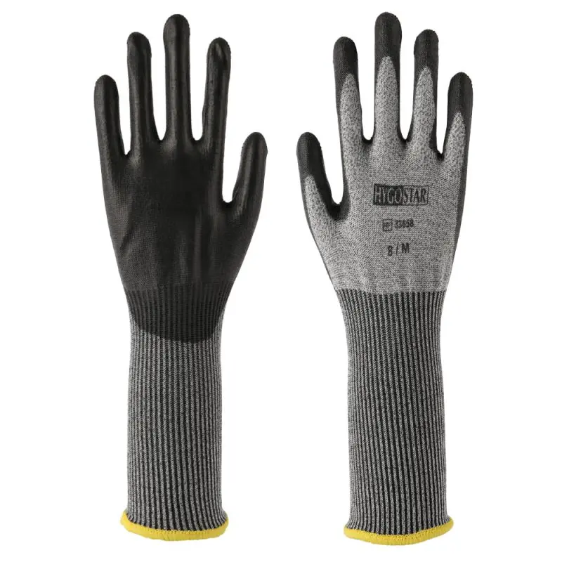 Schnittschutzhandschuhe Cut Safe Long | PU-Beschichtung, Packung mit 10 Paar