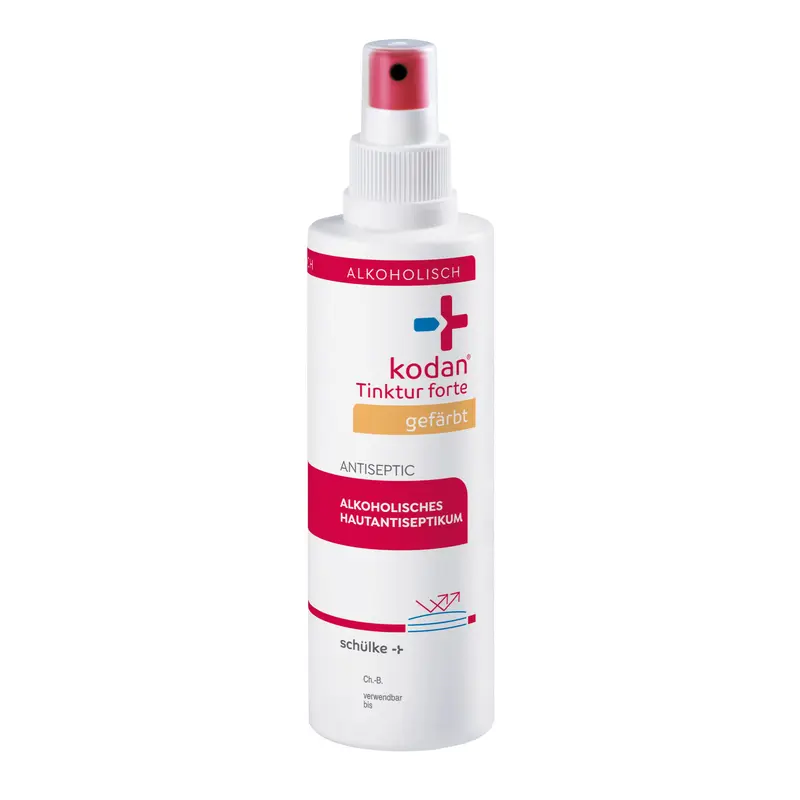 Schülke - kodan® Tinktur forte gefärbt - gebrauchsfertiges Hautantiseptikum - 250ml Flasche