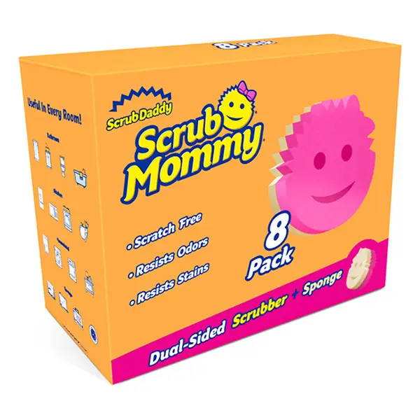 Scrub Mommy sponzen roze voordeelverpakking - 8 pack