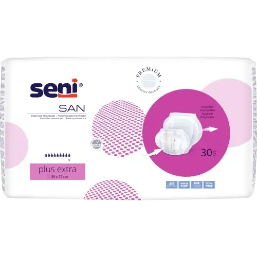 Seni San Plus Extra Inkontinenzvorlagen anatomisch Unisex