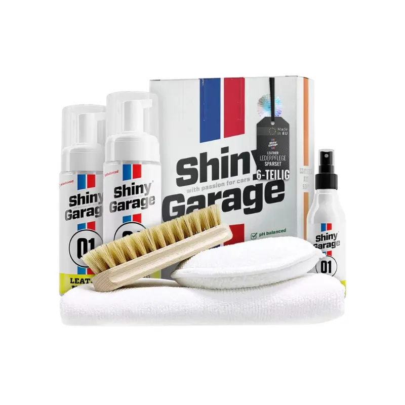 Shiny Garage Leather Kit Soft Lederpflege Set | 5-teilig