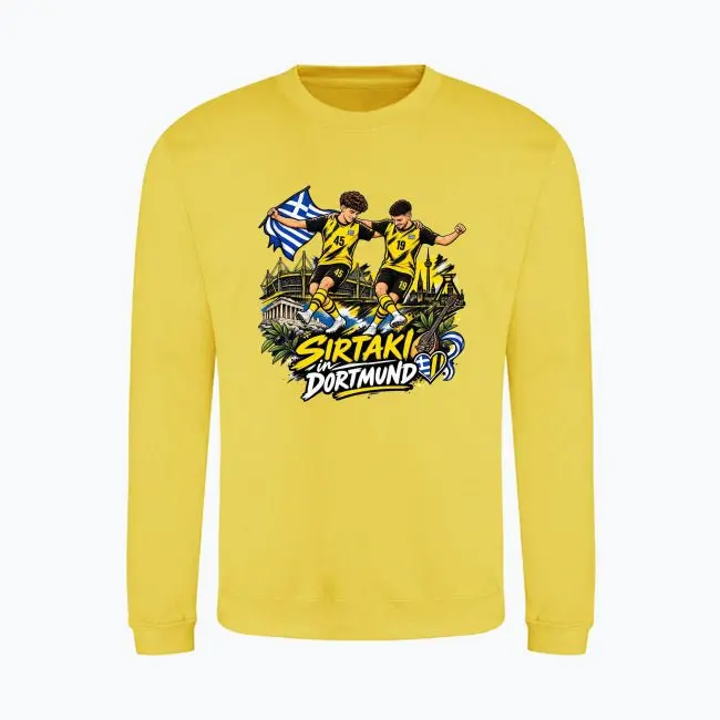 Sirtaki in Dortmund Sweatshirt – Schwarz-Gelb Fan-Edition