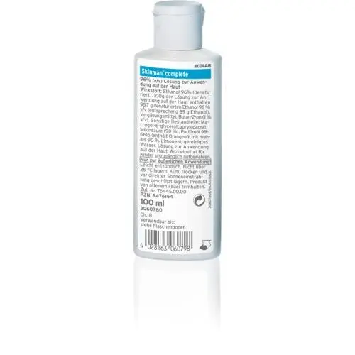 SKINMAN complete Händedesinfektion Taschenflasche