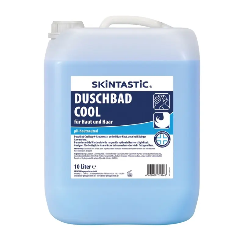 SKINTASTIC Duschbad Cool Hair & Body 10 Liter – pH-hautneutral