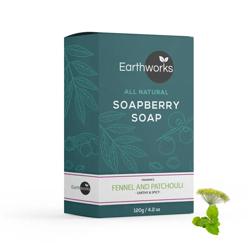 Soapberry Bar Soap - Fennel & Patchouli